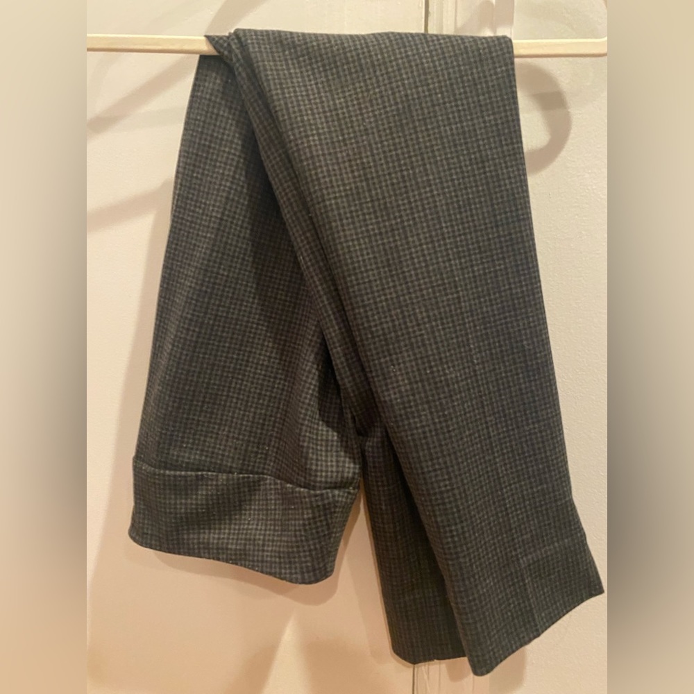 Zac & Rachel, S, Grey and black checked pants, career